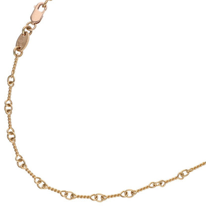 Chrome Hearts 22K Gold Twist Chain Necklace Size 18INCH
