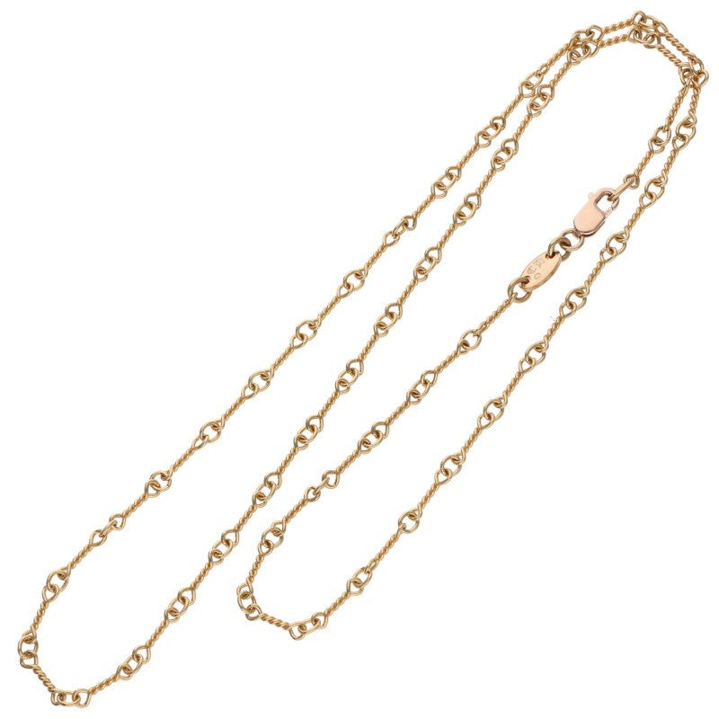 Chrome Hearts 22K Gold Twist Chain Necklace Size 18INCH