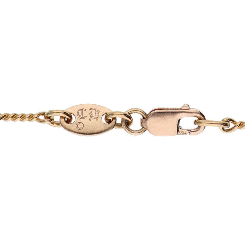 Chrome Hearts 22K Gold Twist Chain Necklace Size 18INCH