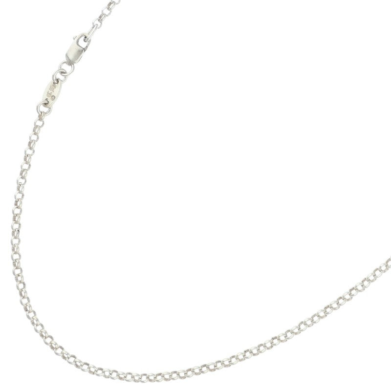 Chrome Hearts Roll Chain Silver Necklace Size 20INCH