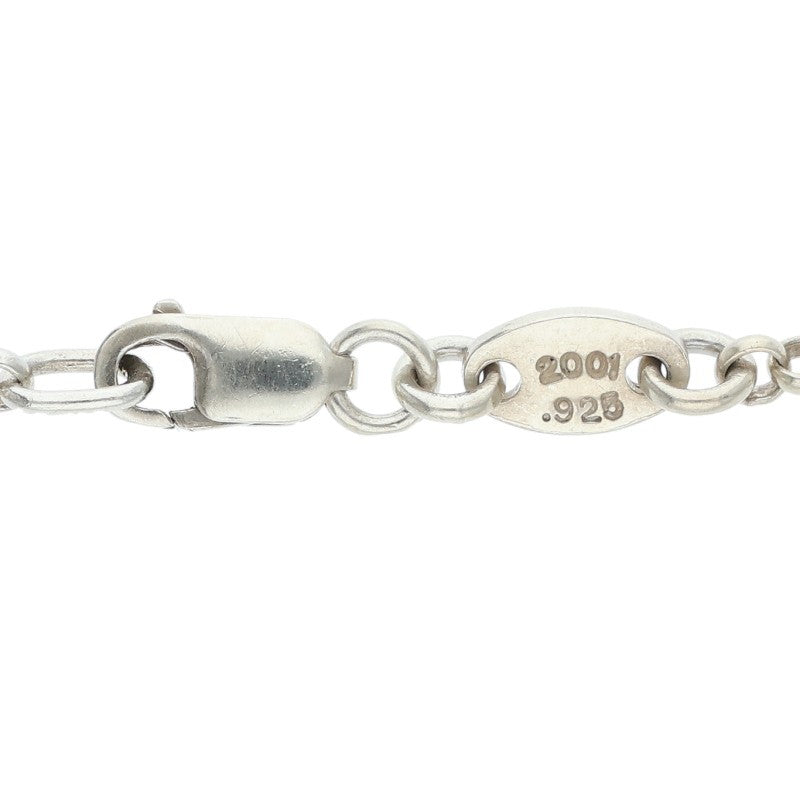 Chrome Hearts Roll Chain Silver Necklace Size 20INCH