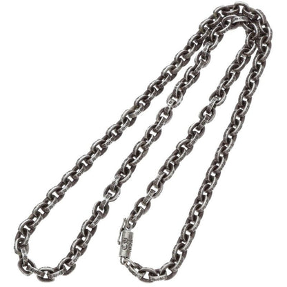 Chrome Hearts 925 Silver Paper Chain Necklace Size 18INCH