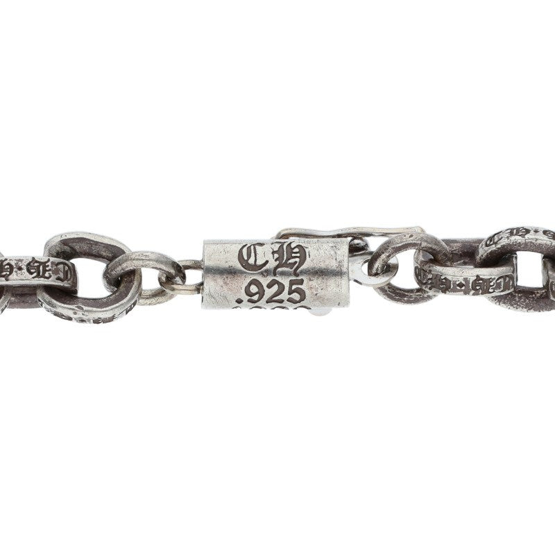 Chrome Hearts 925 Silver Paper Chain Necklace Size 18INCH