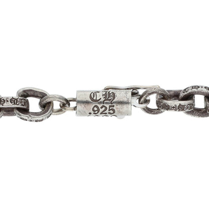 Chrome Hearts 925 Silver Paper Chain Necklace Size 18INCH