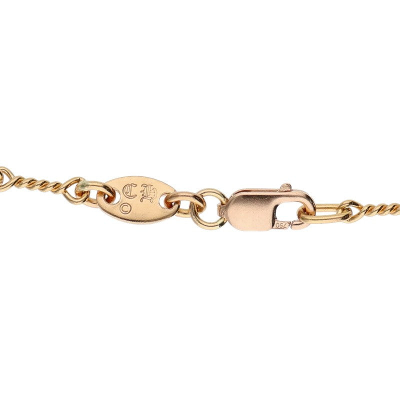 Chrome Hearts 22K Twist Chain Gold Necklace Size 18INCH