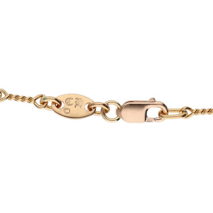 Chrome Hearts 22K Twist Chain Gold Necklace Size 18INCH