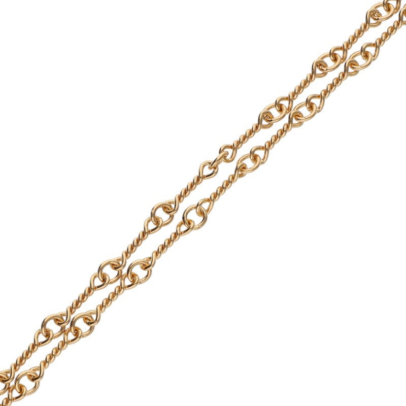 Chrome Hearts 22K Twist Chain Gold Necklace Size 18INCH