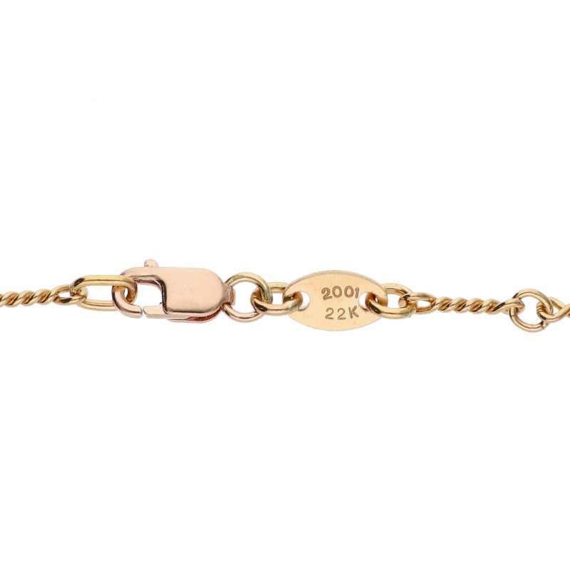 Chrome Hearts 22K Twist Chain Gold Yellow Size 18INCH