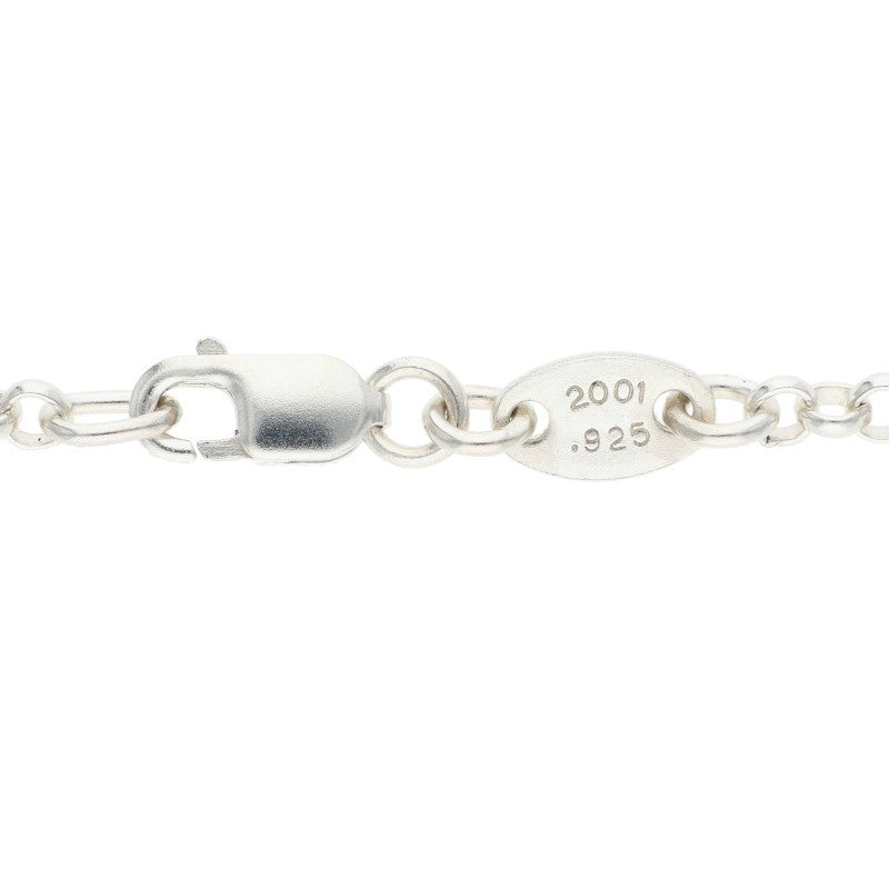 Chrome Hearts 925 Silver Roll Chain Necklace Size 16INCH