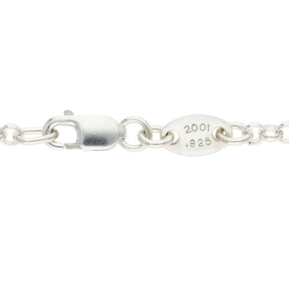 Chrome Hearts 925 Silver Roll Chain Necklace Size 16INCH