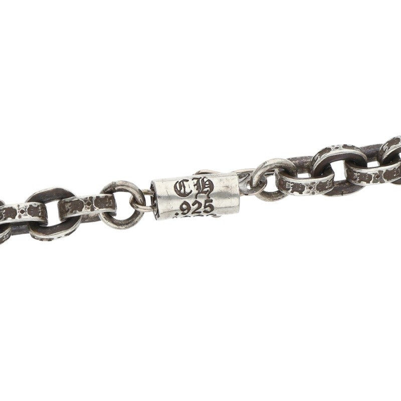 Chrome Hearts 925 Silver Paper Chain Necklace Size 20INCH