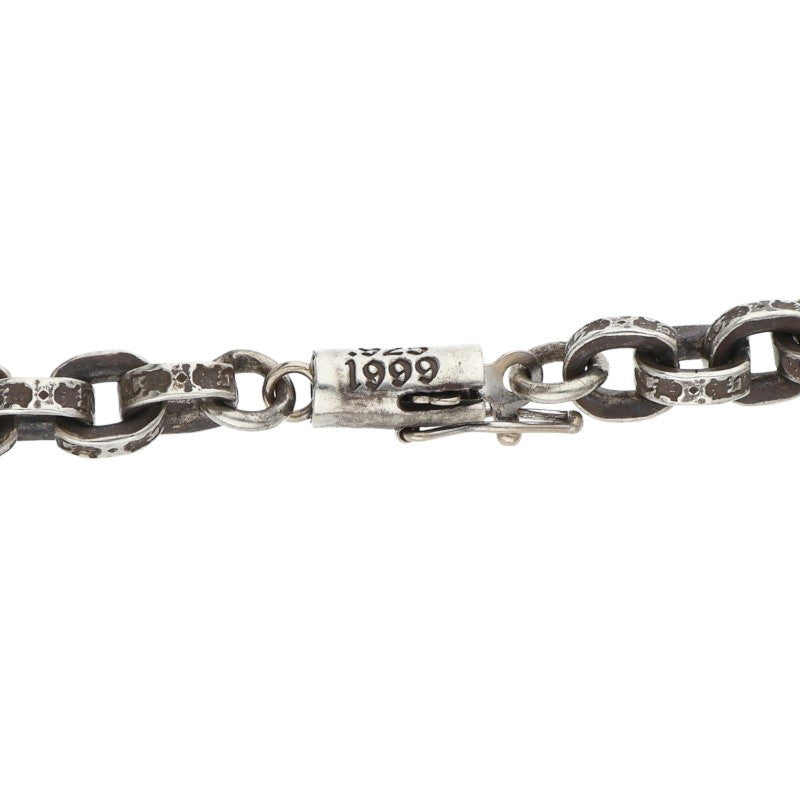 Chrome Hearts 925 Silver Paper Chain Necklace Size 20INCH