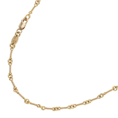Chrome Hearts 22K Gold Twist Chain Necklace Size 16INCH