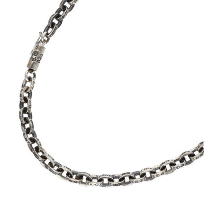 Chrome Hearts 925 Silver Paper Chain Necklace Size 20INCH