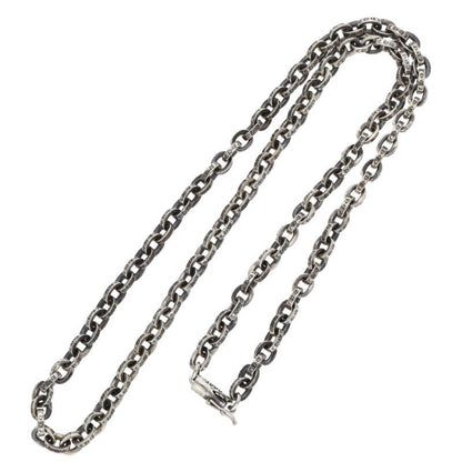 Chrome Hearts 925 Silver Paper Chain Necklace Size 20INCH
