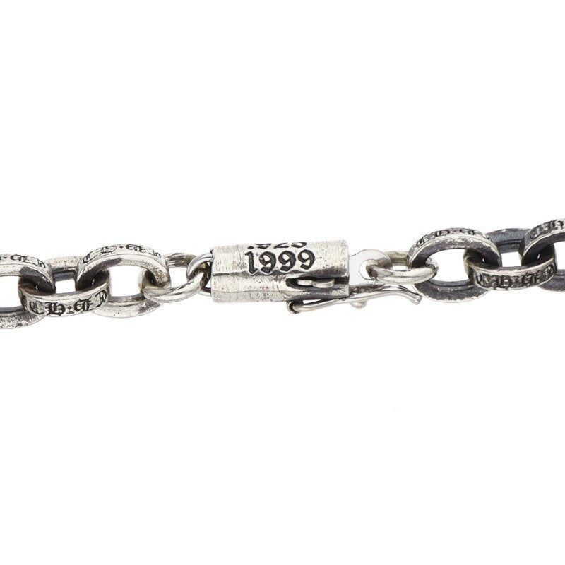 Chrome Hearts 925 Silver Paper Chain Necklace Size 20INCH