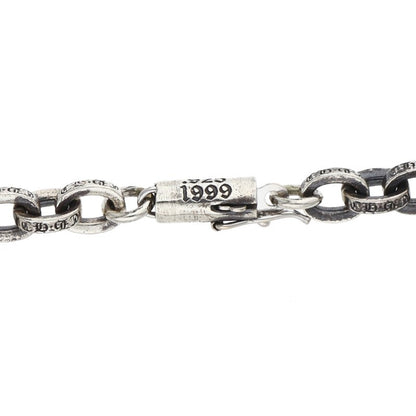 Chrome Hearts 925 Silver Paper Chain Necklace Size 20INCH