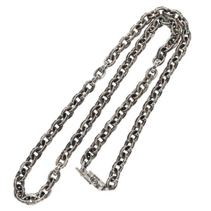 Chrome Hearts 925 Silver Paper Chain Necklace Size 16INCH