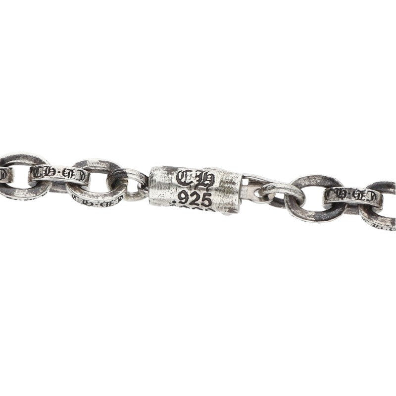 Chrome Hearts 925 Silver Paper Chain Necklace Size 16INCH