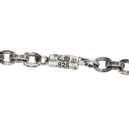 Chrome Hearts 925 Silver Paper Chain Necklace Size 16INCH