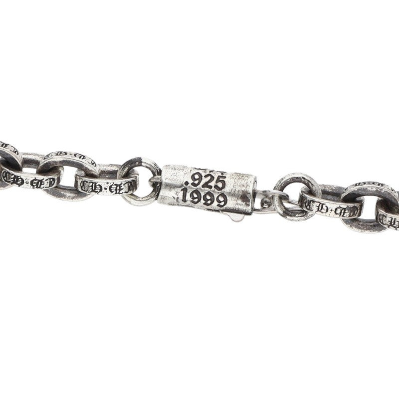 Chrome Hearts 925 Silver Paper Chain Necklace Size 16INCH