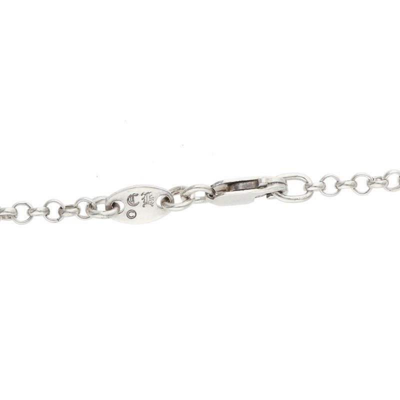 Chrome Hearts 925 Silver Roll Chain Necklace Size 16INCH