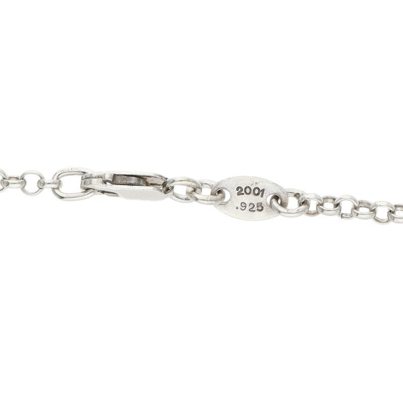 Chrome Hearts 925 Silver Roll Chain Necklace Size 16INCH
