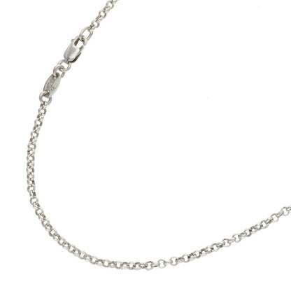 Chrome Hearts 925 Silver Roll Chain Necklace Size 18INCH