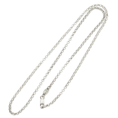 Chrome Hearts 925 Silver Roll Chain Necklace Size 18INCH