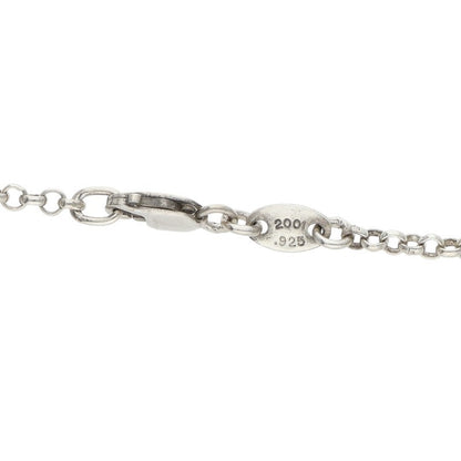 Chrome Hearts 925 Silver Roll Chain Necklace Size 18INCH