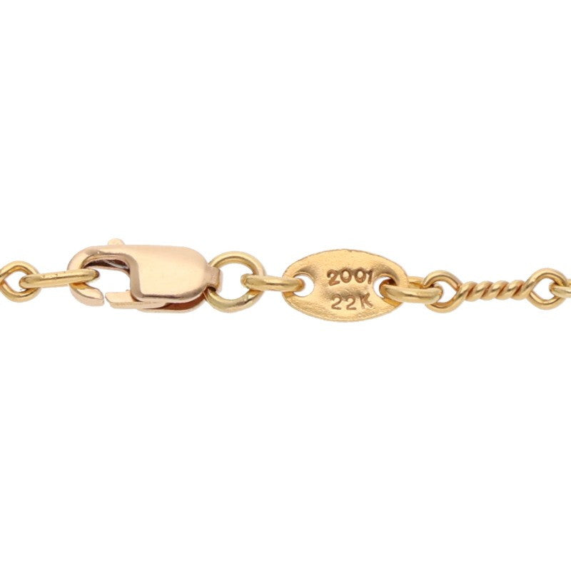 Chrome Hearts Crossball Chain Cross Necklace Size 20INCH