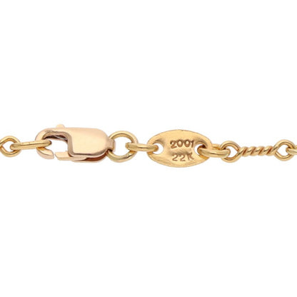 Chrome Hearts Crossball Chain Cross Necklace Size 20INCH