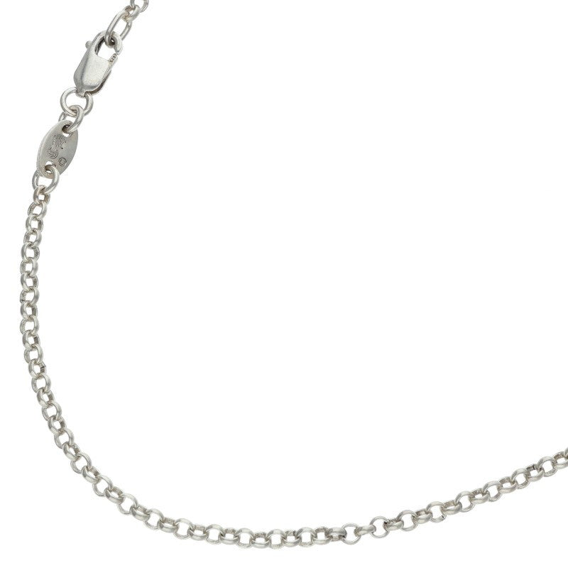 Chrome Hearts 925 Silver Roll Chain Necklace Size 20INCH