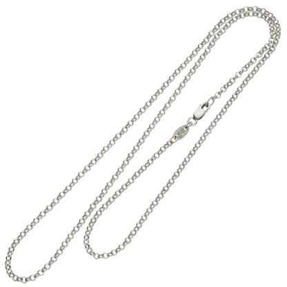 Chrome Hearts 925 Silver Roll Chain Necklace Size 20INCH