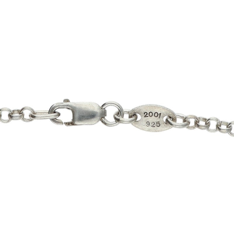 Chrome Hearts 925 Silver Roll Chain Necklace Size 20INCH