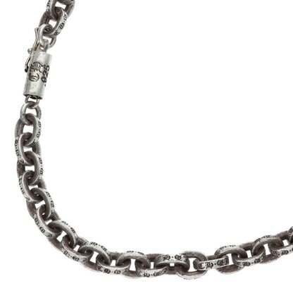 Chrome Hearts 925 Silver Paper Chain Necklace Size 20INCH