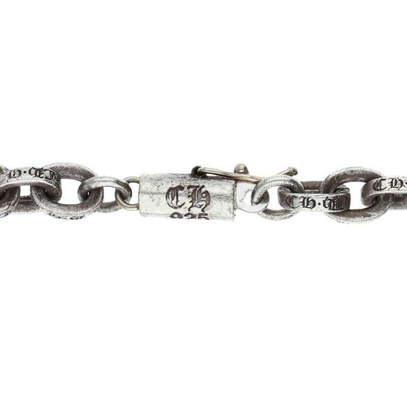 Chrome Hearts 925 Silver Paper Chain Necklace Size 20INCH