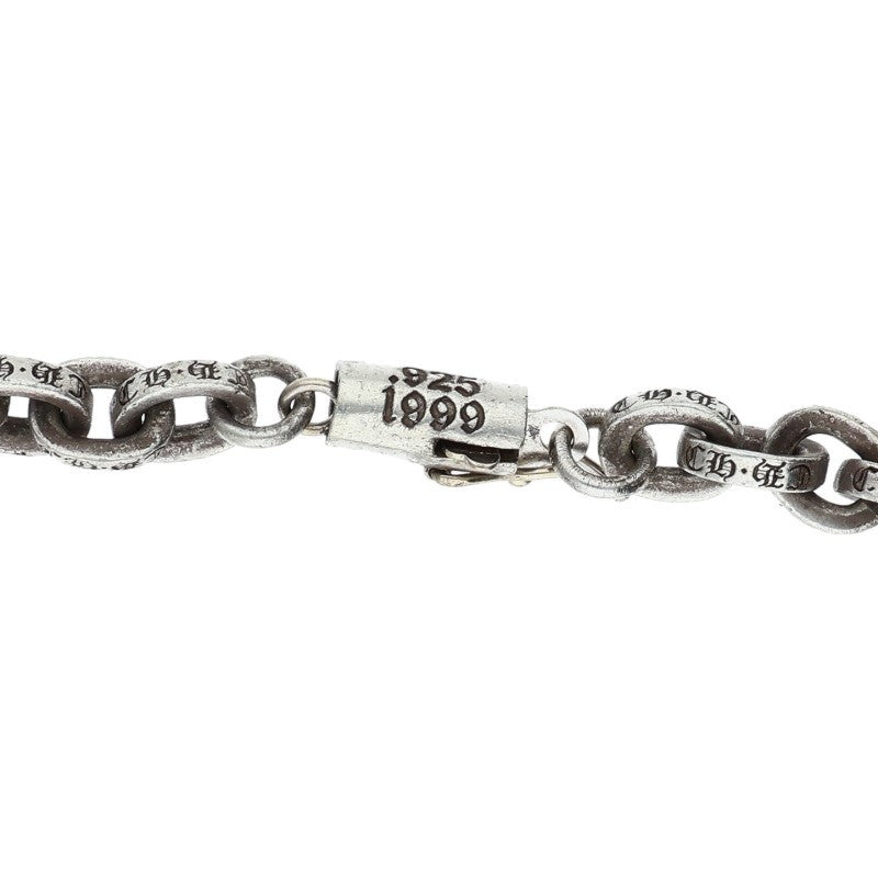 Chrome Hearts 925 Silver Paper Chain Necklace Size 20INCH