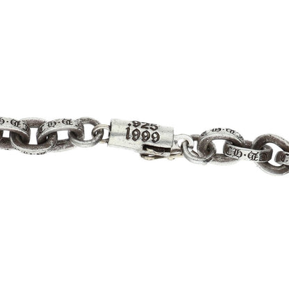 Chrome Hearts 925 Silver Paper Chain Necklace Size 20INCH