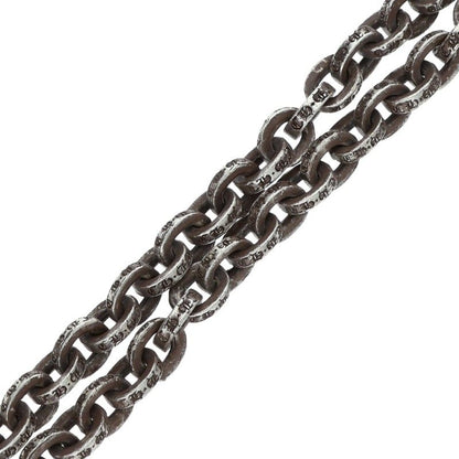 Chrome Hearts 925 Silver Paper Chain Necklace Size 20INCH
