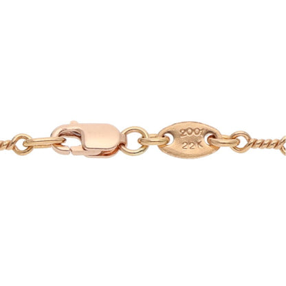 Chrome Hearts 22K Twist Chain Necklace 20INCH Size 20INCH