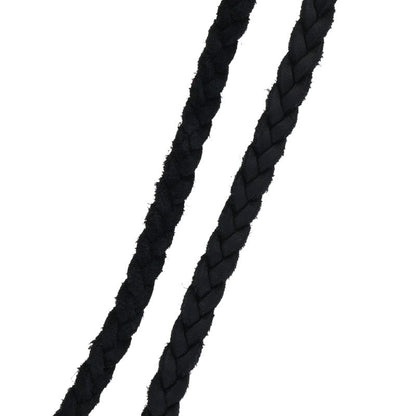 Chrome Hearts Scroll Leather Silver Necklace Size ONE SIZE