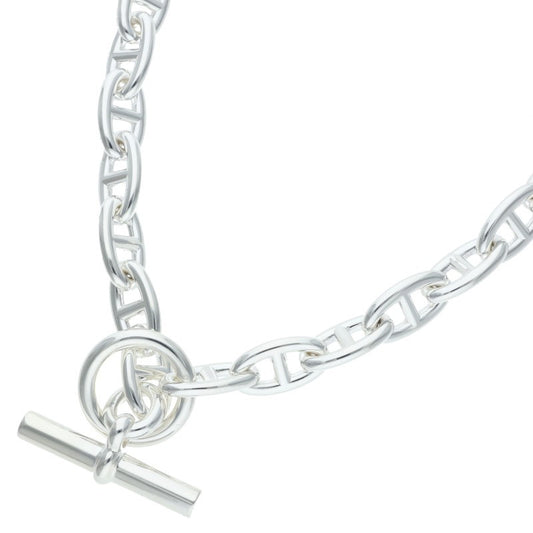 HERMES Chaine d'Ancre GM 925 Choker Necklace Size 29LINK