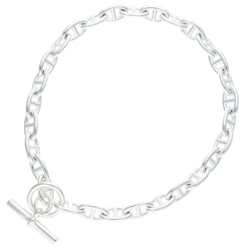 HERMES Chaine d'Ancre GM 925 Choker Necklace Size 29LINK