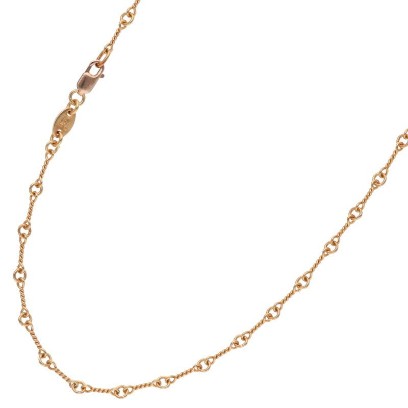 Chrome Hearts 22K Twist Chain Gold Necklace Size 18INCH