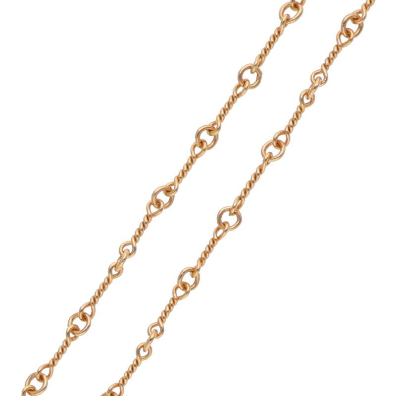 Chrome Hearts 22K Twist Chain Gold Necklace Size 18INCH