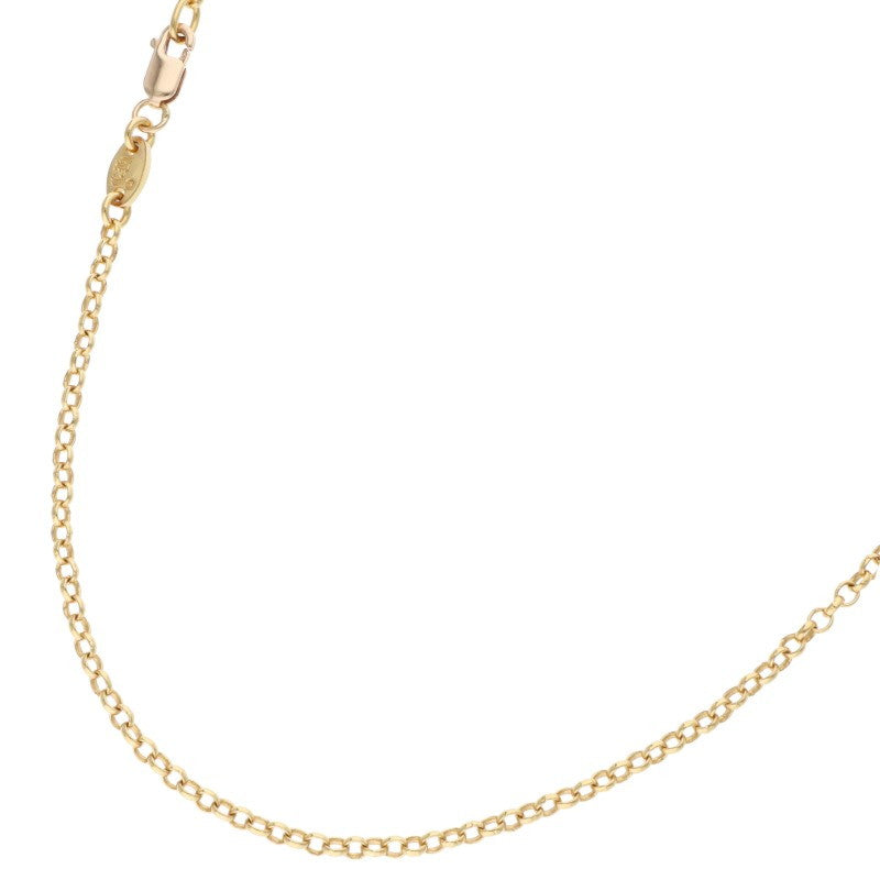 Chrome Hearts 22K Roll Chain Gold Yellow Size 18INCH