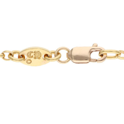 Chrome Hearts 22K Roll Chain Gold Yellow Size 18INCH