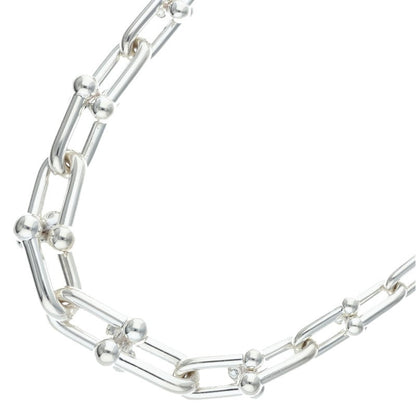 TIFFANY&Co. HardWear Graduated Silver Necklace Size 18INCH
