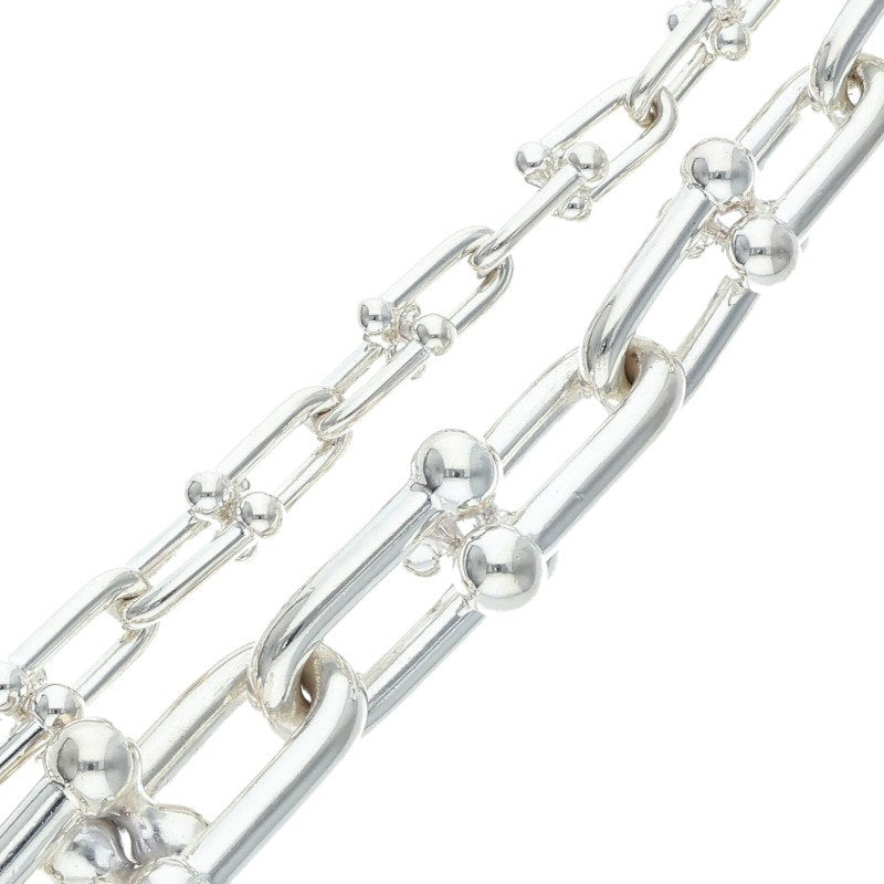 TIFFANY&Co. HardWear Graduated Silver Necklace Size 18INCH
